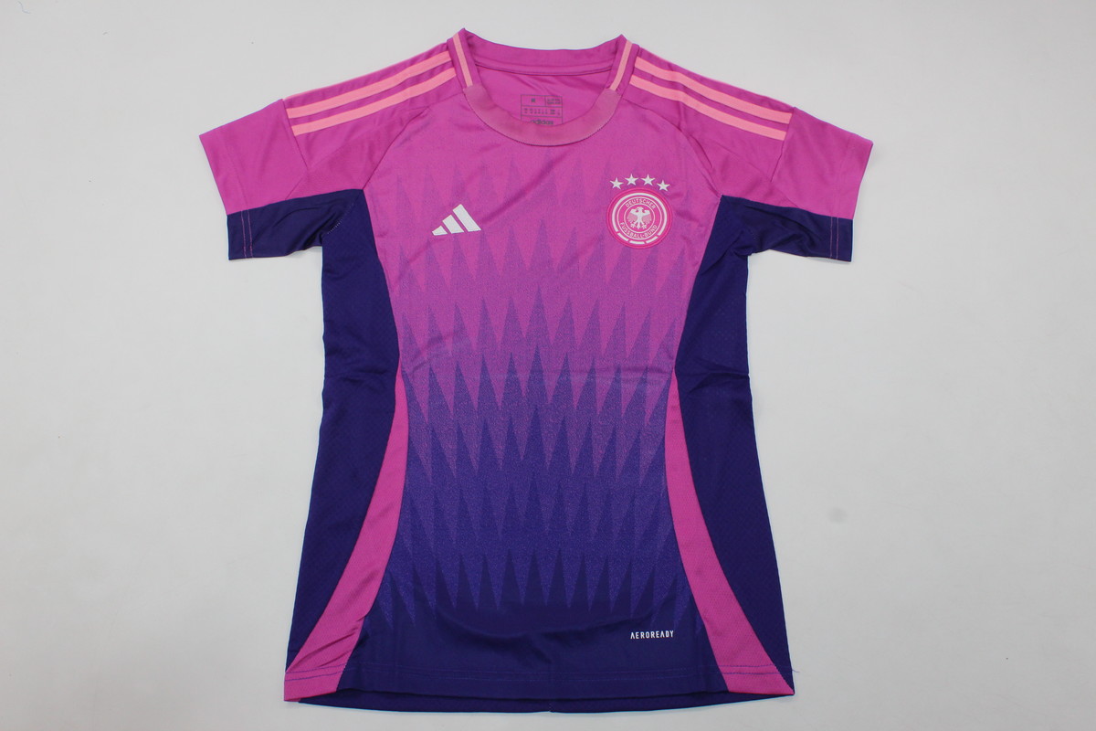 AAA Quality Germany Woman 2024 Euro Away Pink Soccer Jersey